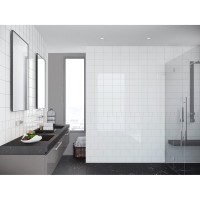 Fényes fehér 15x20 csempe  Fényes fehér 15x20 csempe