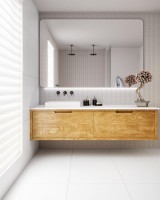 Geotiles Cromatic Blanco 60x60 padlólap