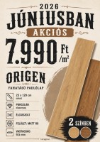 Vitacer Origen Oak 23x120 fahatású padlólap 
