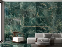 Flame catania Green Poler High Gloss magasfényű 60x120 burkolólap