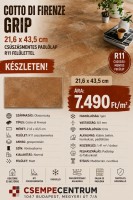 Savoia Cotto di Firenze 21,6x43,5 csúszásmentes padlólap R11 felülettel