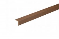 Bergdeck LWPC lezáró profil natúr felülettel, teak színben BDK006