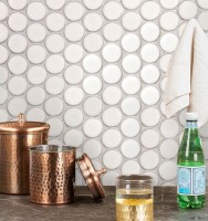 Intermatex Round White 30,4x26,3 mozaik Intermatex Round White 30,4x26,3 mozaik