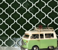 Intermatex Flame Green Gloss 28x24 mozaik Intermatex Flame Green Gloss 28x24 mozaik