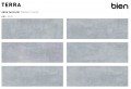 Bien Terra 30x90 cm fali csempe - 5 színben Bien Terra 30x90 cm fali csempe - 5 színben
