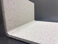 Industrial Gres hajlított lábazat 10x20 cm melléültethető SZÜRKE színben
