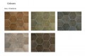 Equipe Oxide Hexagon17,5x20 fali csempe és padlólap, matt felülettel, 5 színben választható