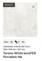Torano White koraTER 60x60x2 vastagított padlólap 2 cm vastag Torano White koraTER 60x60x2 vastagított padlólap 2 cm vastag