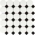 Intermatex Octogon White matt 29,5x29,5 mozaik Intermatex Octogon White matt 29,5x29,5 mozaik