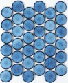 Intermatex Round Blue 30,4x26,3 mozaik Intermatex Round Blue 30,4x26,3 mozaik