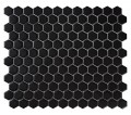 Intermatex Hexagon Black mat 26x30 mozaik Intermatex Hexagon Black mat 26x30 mozaik